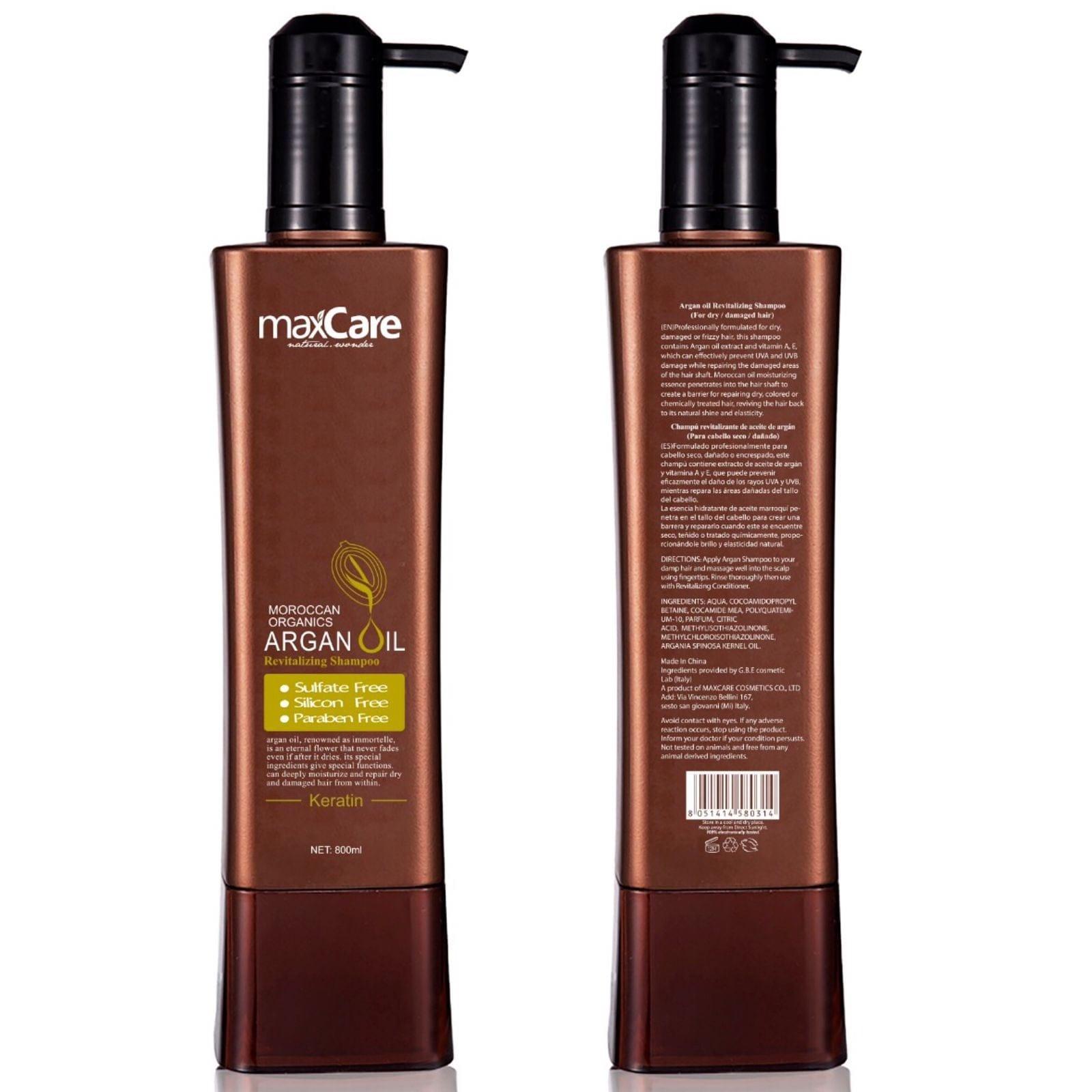 MaxCare Argan Oil Revitalizing Shampoo 800ml