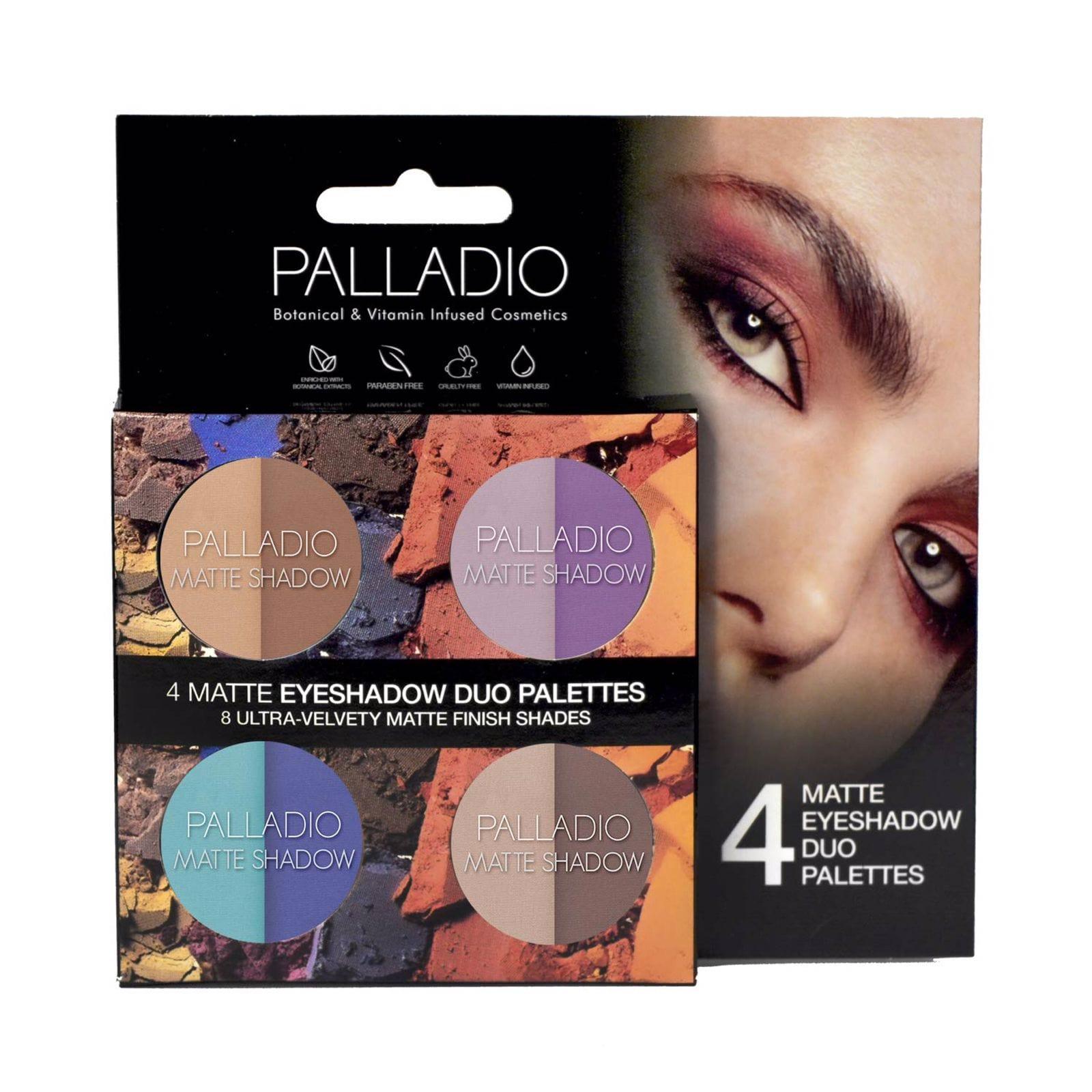 Palladio 4 Matte Eyeshadow Duo Palettes