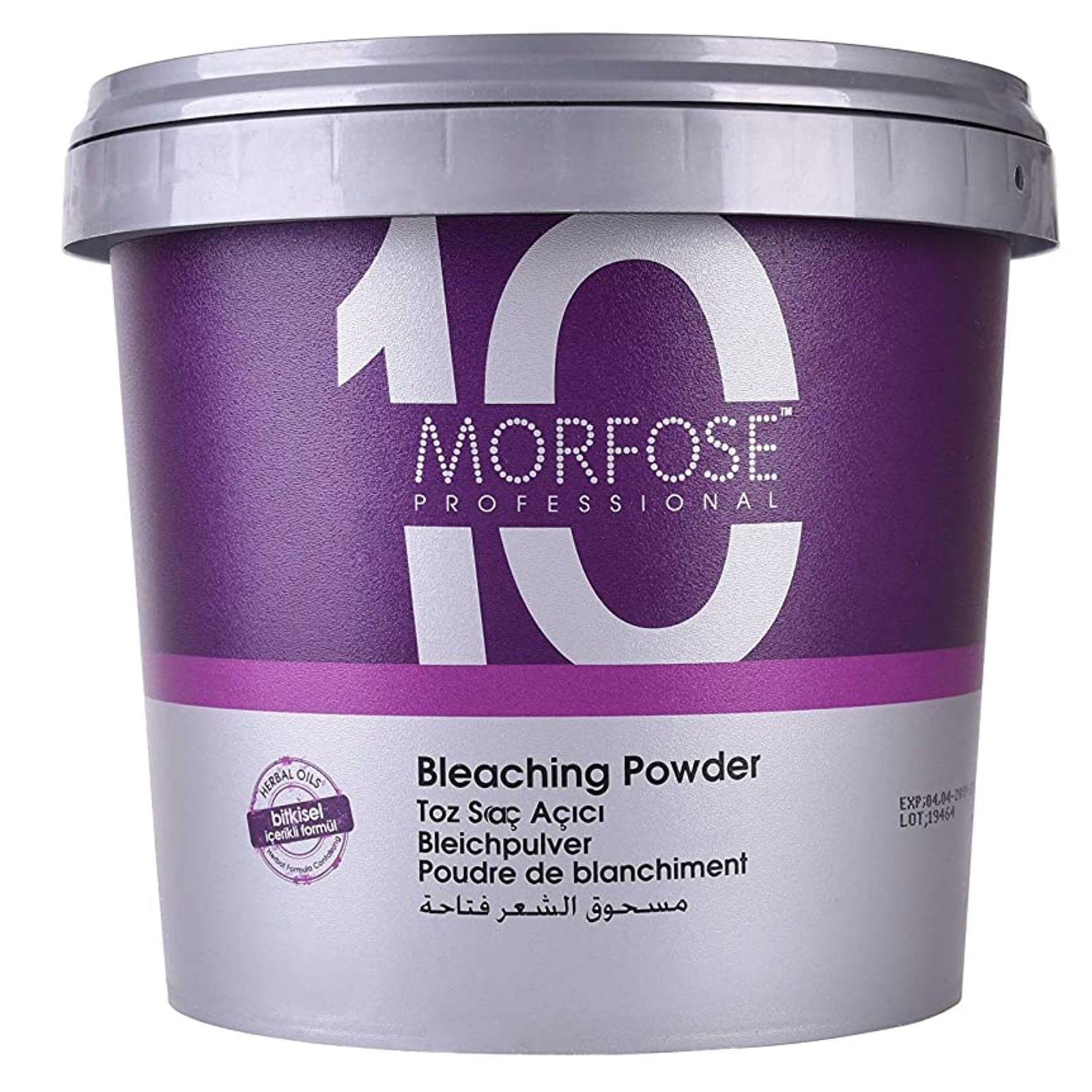 Morfose 10 Blue Bleaching Powder Set 1000ml - Achieve 7 Levels of ...