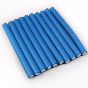 Globalstar Flexible Styling Rollers Blue 1.2cm 10pcs PU27022 - Awarid UAE