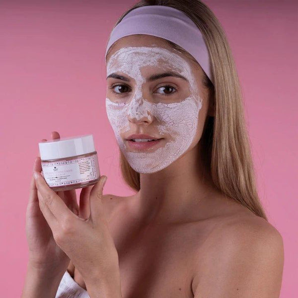 Nature Spell Pore Perfection Face Mask Pink Clay & Rose 100ml - Awarid UAE