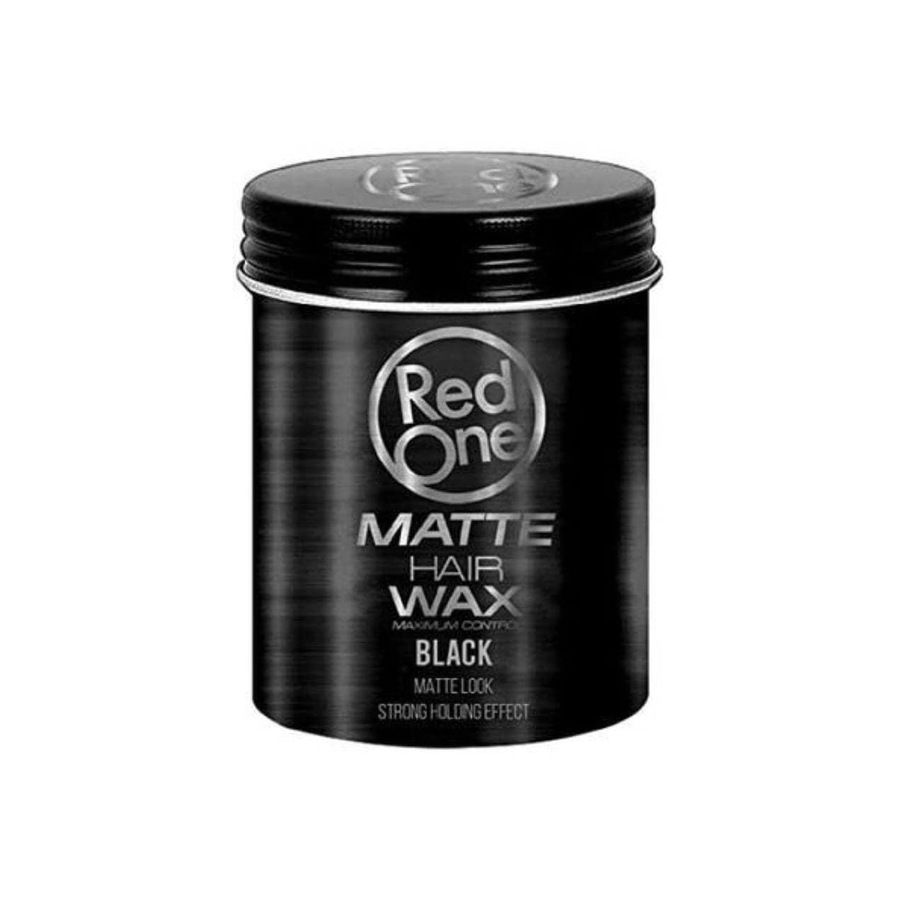 RedOne Matte Hair Wax Maximum Control Black 100ml - Awarid UAE