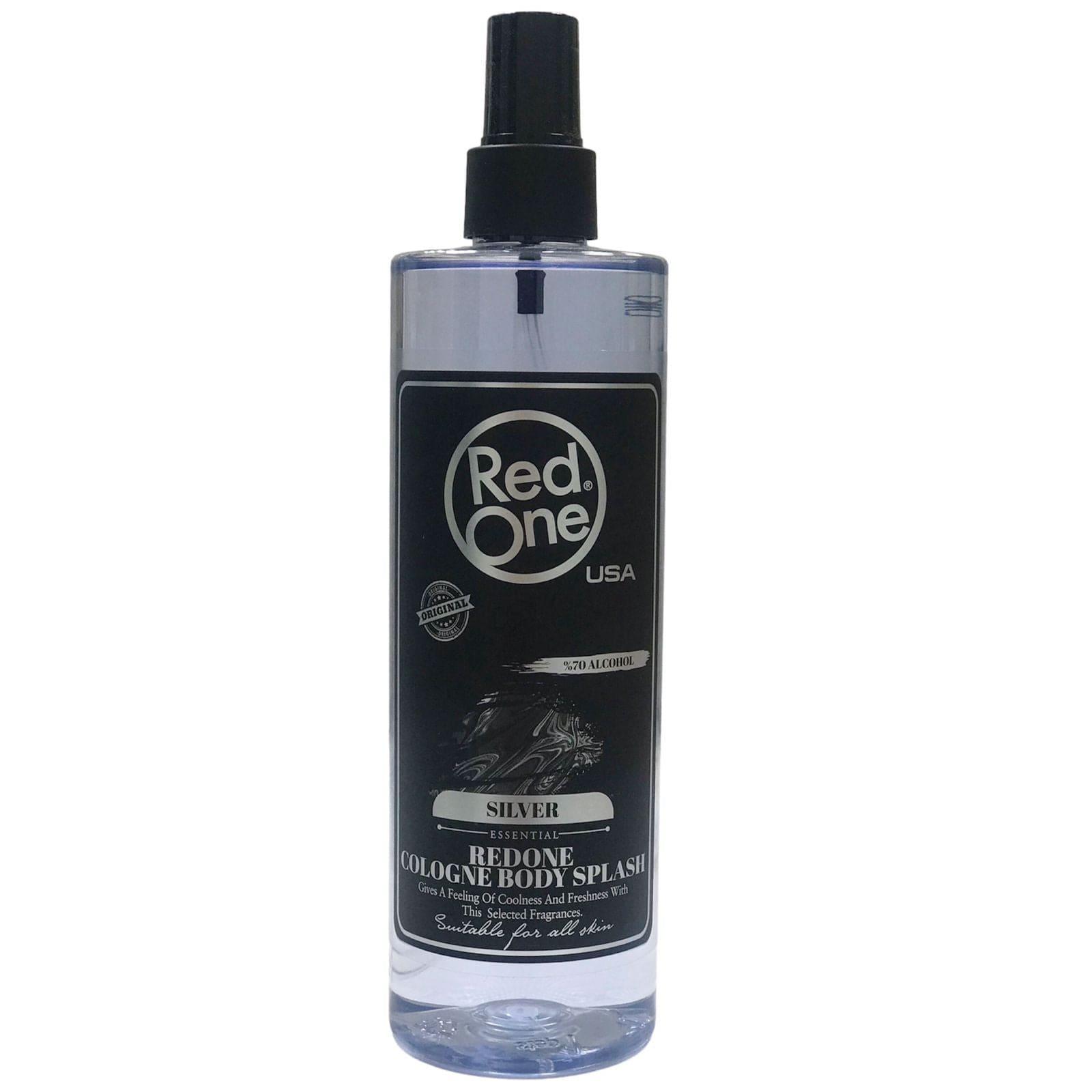 RedOne After Shave Cologne Body Splash Silver 400ml