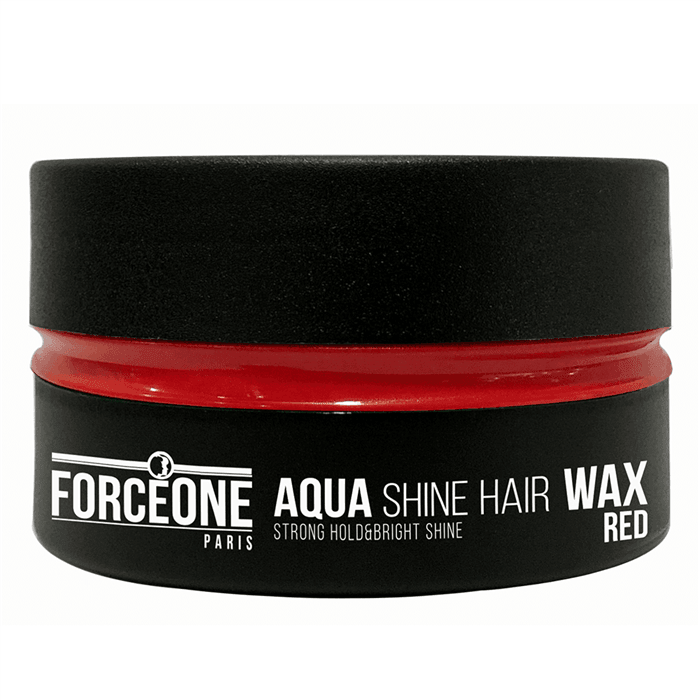 ForceOne Aqua Shine Hair Wax Red 150ml - Awarid UAE