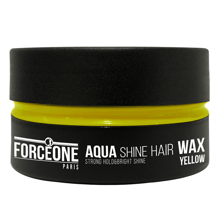 ForceOne Aqua Shine Hair Wax Yellow 150ml - Awarid UAE