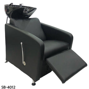 Black Professional Salon Shampoo Chair SB-4012 - Awarid UAE