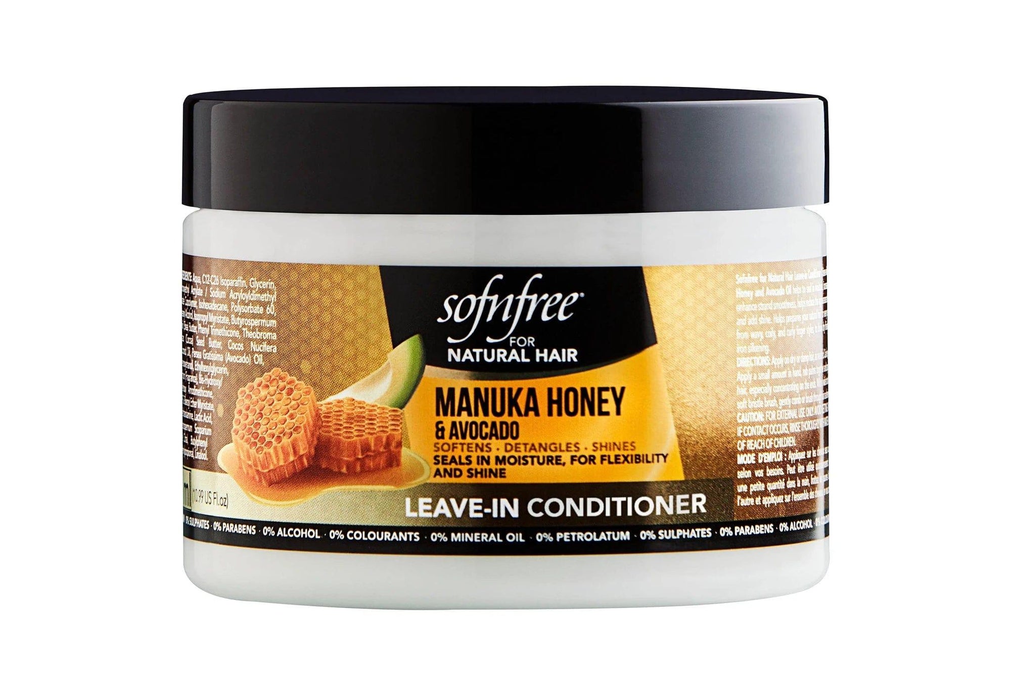Leave-In Conditioner with Manuka Honey & Avocado Oil- sofnfree