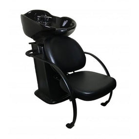 Black Professional Shampoo Chair - B6089 - Awarid UAE