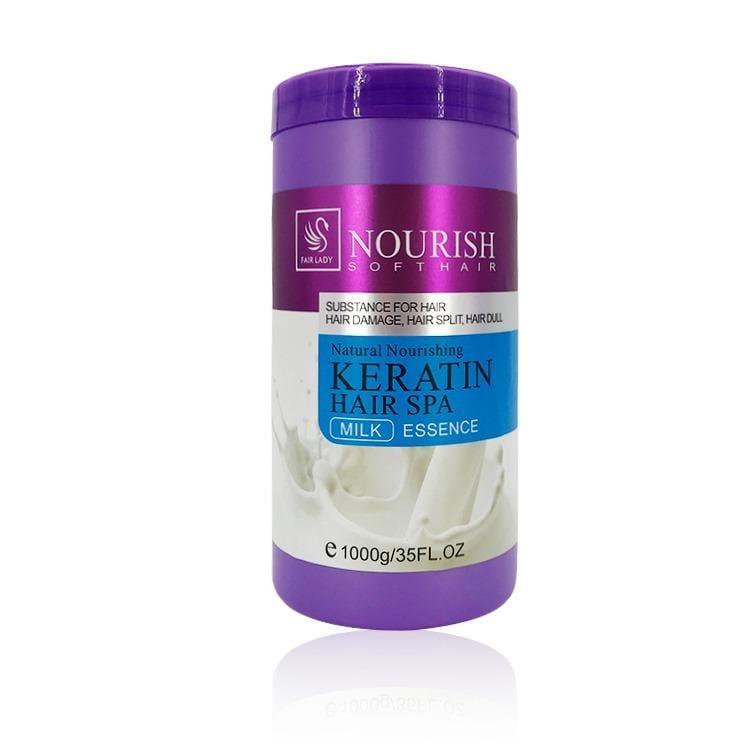 Nourish Treatment Keratin Hair Spa Milk Essence 1000g - Awarid UAE