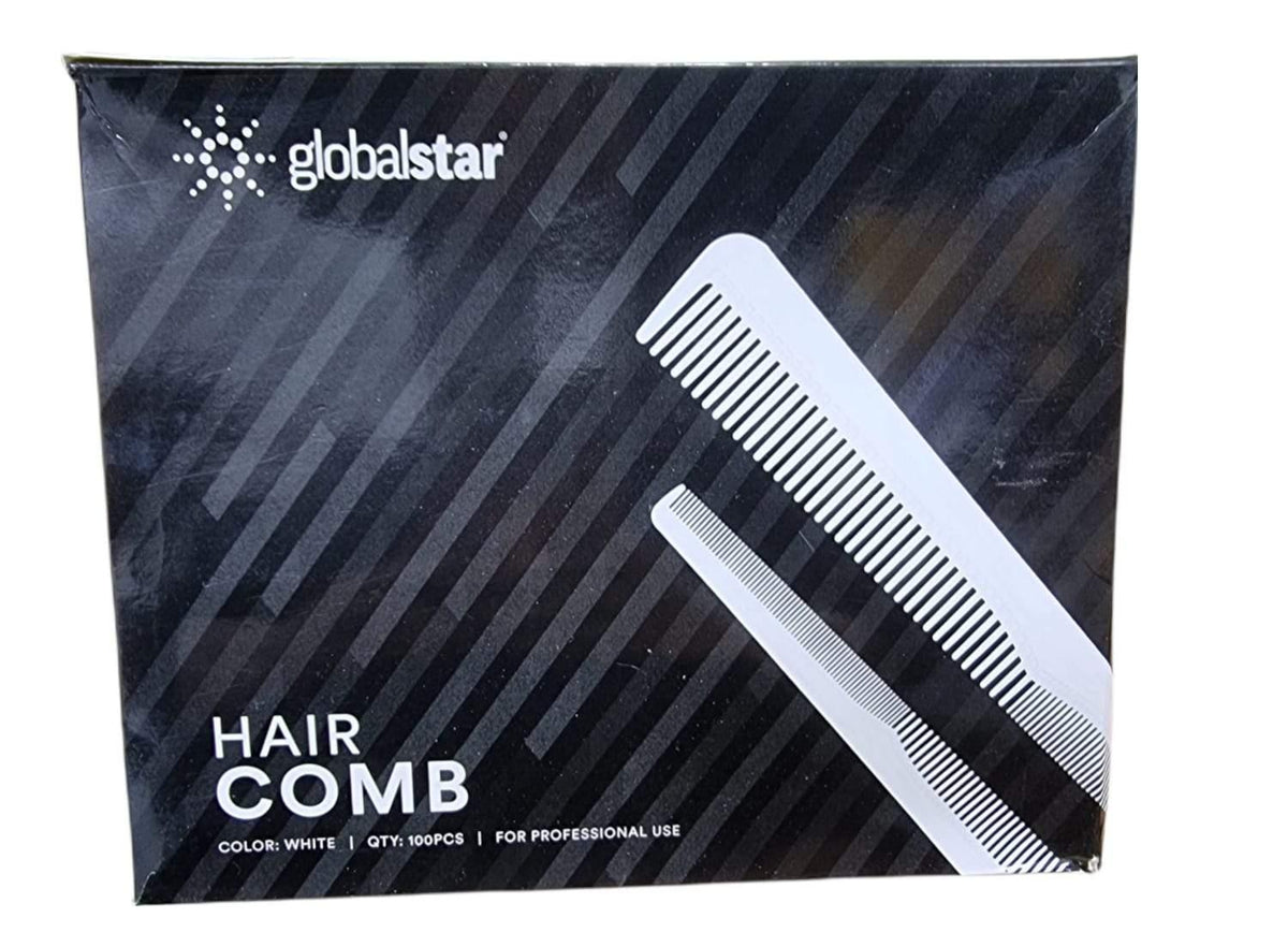 Globalstar Disposable Comb White 100pcs - ABS82439