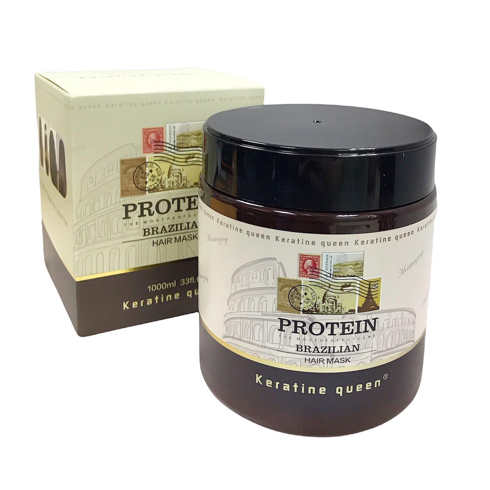 Keratine Queen Moisturizing Protein Brazilian Hair Mask Light 1000ml