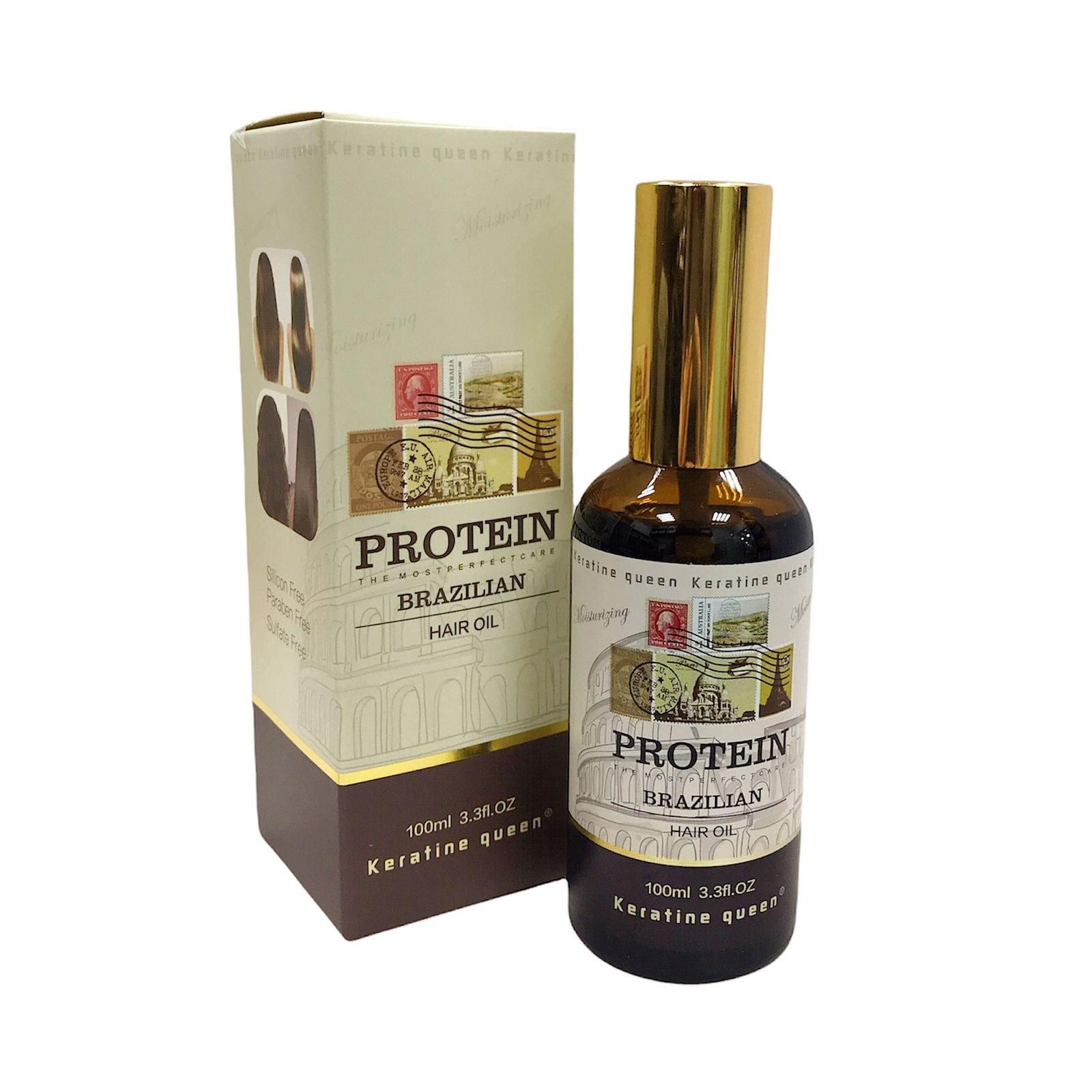 Keratine Queen Moisturizing Protein Brazilian Hair Serum Light 100ml