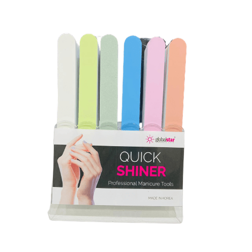 Globalstar Double Sided Nail Polish File Multicolor 24 Pieces - Awarid UAE