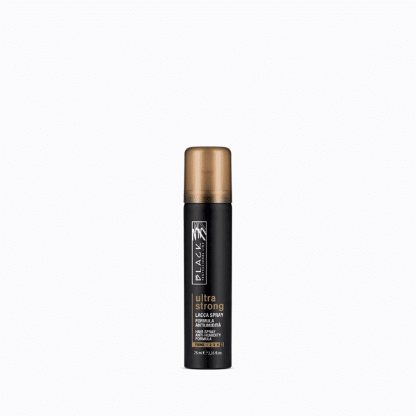 Black Professional Ultra Strong Hair Spray 75ml - Awarid UAE