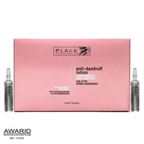 Black Professional Anti-Dandruff Conditioning Ampoules 1x12pcs - Awarid UAE