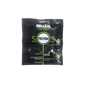 Brazil Potein SOS Hair Mask Sachet 30g 1x2 - Awarid UAE