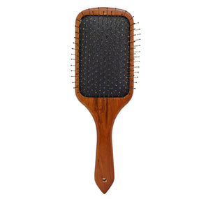 Globalstar Wooden Paddle Brush Dark Brown - WB815 - Awarid UAE